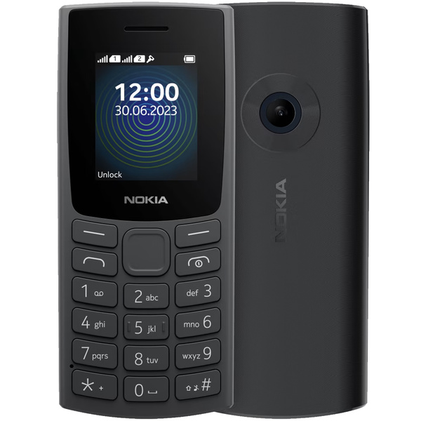 PHONE Nokia 110 (2023) DualSim Charcoal RADIO CAMERA FLASHLIGHT