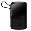 Baseus Qpow Digital Display powerbank with fast charging 10000mAh 22.5W QC/PD/SCP/FCP with built-in USB-C cable black