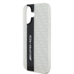 AMG Carbon Pattern Case for iPhone 16 White