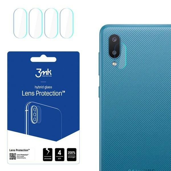 SZKŁO HYBRYDOWE 3MK FLEXIBLE GLASS LENS PROTECT SAMSUNG GALAXY M02 NA APARAT 4 SZT.