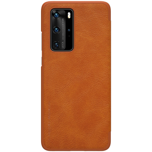 NILLKIN QIN BOOK CASE FOR HUAWEI P40  BROWN