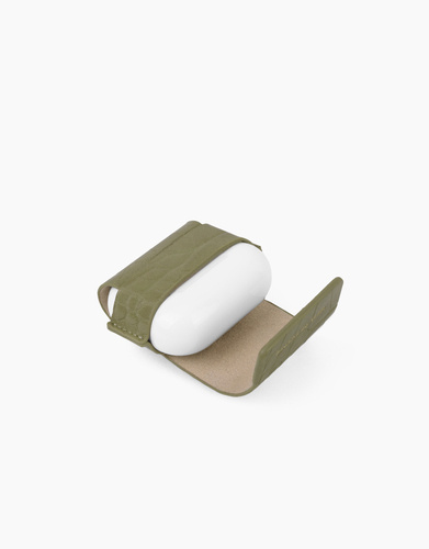 Ideal of Sweden Etui na słuchawki Flo AirPods Bag Gen 3 Sage Croco