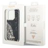 Guess GUHCP14LLCSGSGK iPhone 14 Pro 6.1"czarny/black hardcase Liquid Glitter Marble