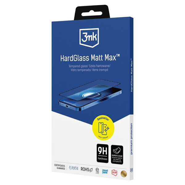 Szkło hartowane 3MK HardGlass Matt Max  do Samsung Galaxy S25 Ultra