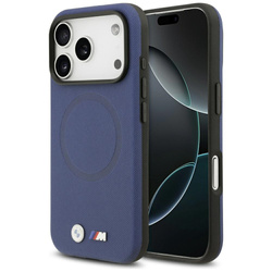 Etui BMW M FW Metal Logo MagSafe do      iPhone 17 Pro granatowy
