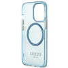Guess GUHMP13LHTCMB iPhone 13 Pro / 13 6,1" niebieski/blue hard case Gold Outline Translucent MagSafe
