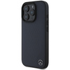 Mercedes MEHMP16X23RBGVV iPhone 16 Pro Max 6.9" granatowy/navy hardcase MB Wood Imitation Leather MagSafe