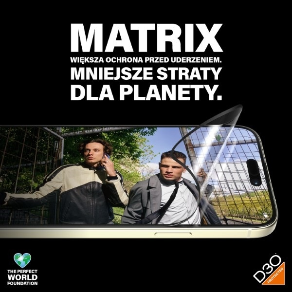 PanzerGlass Matrix D3O UWF iPhone 15 Plus 6.7" Ultra-Wide-Fit rPET Screen Protection Easy Aligner Included 2819 hybryda