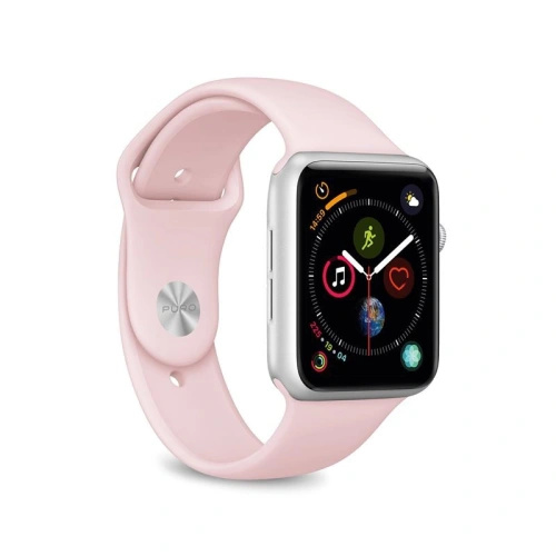 Elastyczny pasek PURO ICON Band Apple Watch 4/5/6/7/SE/8/9/10 40/41/42mm (S/M & M/L) (piaskowy róż)