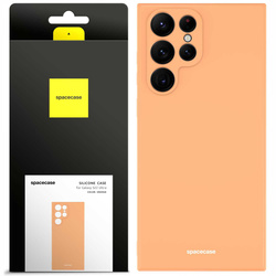 Spacecase Etui Silicone Case Galaxy S22 Ultra orange