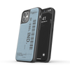 DIESEL MOULDED CASE DENIM FW20 IPHONE 12 MINI CZARNY/NIEBIESKI