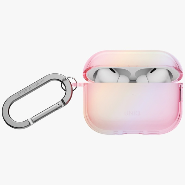 Etui UNIQ Iridescia do AirPods Pro 3     Hang Case pink prism