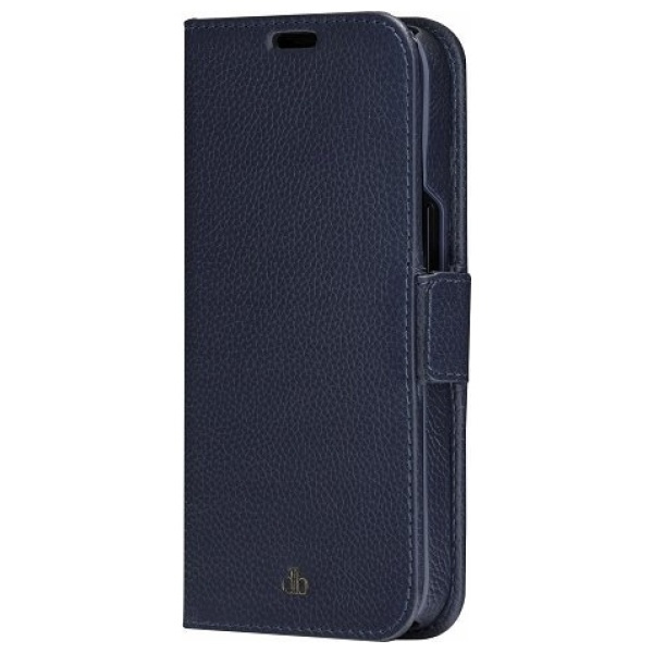 Etui dbramante 1928 New York 2w1 Wallet   do iPhone 14 niebieski/marine blue