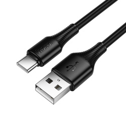 Kabel USB A do USB C Hoco 3A 1 m X120 czarny