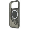 Etui Guess IML Flowers Pearl Strap       MagSafe do iPhone 17 Pro Max czarny