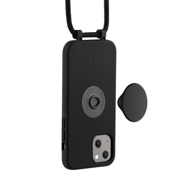Etui JE PopGrip iPhone 14 / 15 / 13 6.1" czarny/black 30141 AW/SS23 (Just Elegance)