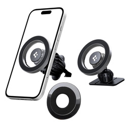 SPIGEN MFT13 MAGNETIC MAGSAFE DASHBOARD & VENT CAR MOUNT SILVER
