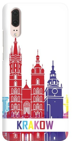 FUNNY CASE ETUI NADRUK KRAKÓW MIASTO HUAWEI P20