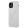 Guess GUHCP12SLSVSCR iPhone 12 mini5,4" kremowy/cream hardcase Script Vintage