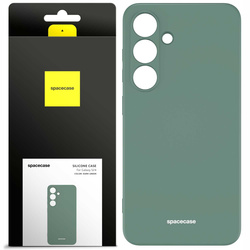 Spacecase Etui Silicone Case Galaxy S24 dark green