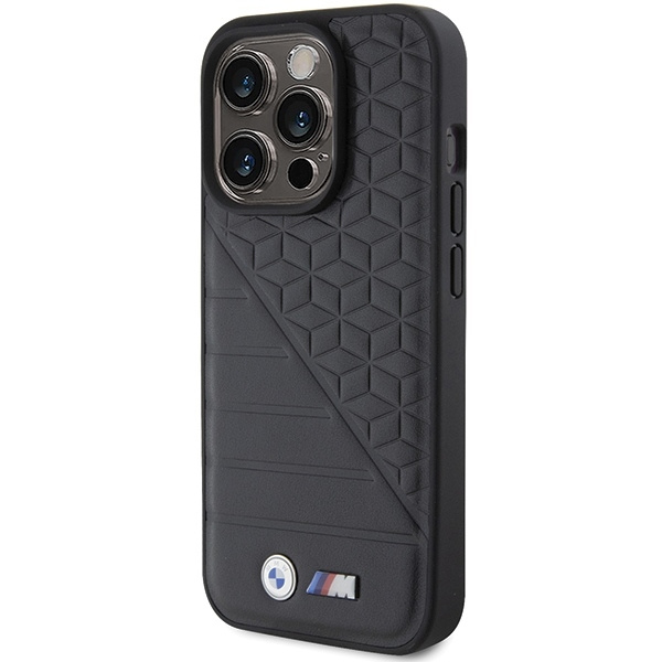 Etui BMW Bi Pattern na iPhone 15 Pro - czarne