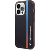 Etui BMW IML Tricolor Stripe na iPhone 14 Pro - czarne