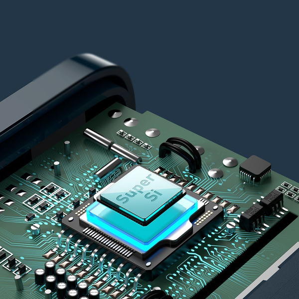 Baseus Super Si 1C fast charger USB Type C 20W Power Delivery + USB Type C - Lightning cable 1m blue (TZCCSUP-B03)