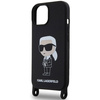 Etui Karl Lagerfeld Crossbody Silicone Ikonik do iPhone 15 - czarne