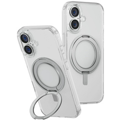 Etui UNIQ Swivix do iPhone 16 Plus 360   Rotating Kickstand przezroczysty