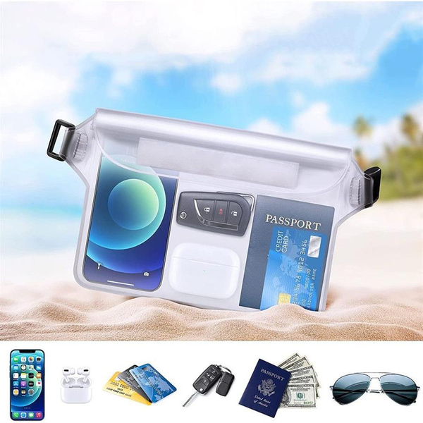 TECH-PROTECT UNIVERSAL WATERPROOF POUCH CLEAR