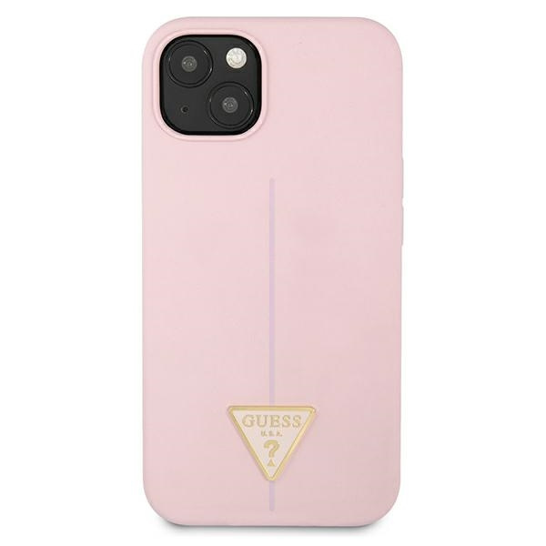Guess GUHCP13MSLTGU iPhone 13 / 14 / 156.1" fioletowy/purple hardcase Silicone Triangle