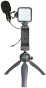 XQISIT Social Media Recording Kit black