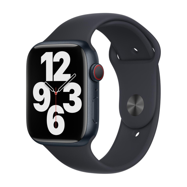 APPLE MT3F3ZM/A SILICONE SPORT BAND M/L 45MM MIDNIGHT WITHOUT PACKAGING