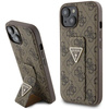 GUESS GUHCP15SPGS4TDW IPHONE 15/14/13 6.1 "BROWN / BROWN HARDCASE GRIP STAND 4G TRIANGLE STRASS