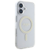 Guess GUHMP16MHFGERET iPhone 16 Plus     6.7" przeźroczysty/transparent hardcase IML Glitter Circle MagSafe