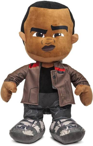 DISNEY STAR WARS PLUSH FINN IN UNIQUE VELBOA 45CM