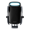 Baseus Milky Way samochodowa bezprzewodowa ładowarka Qi 15W elektryczny uchwyt na telefon czarny (WXHW02-01)