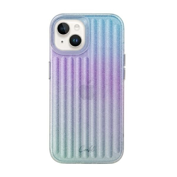 Uniq Coehl Linear case for iPhone 14 - pink and blue