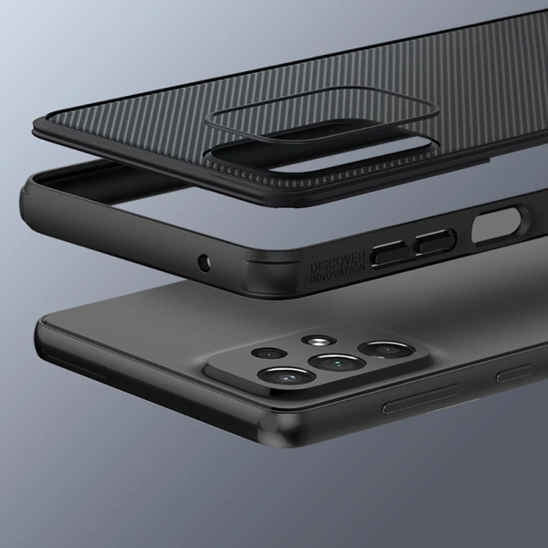 Nillkin Super Frosted Shield Pro durable case cover for Samsung Galaxy A73 red