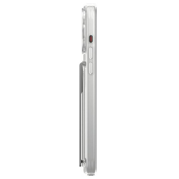 UNIQ etui Heldro Mount with Stand iPhone 15 Pro 6.1" przeźroczysty/lucent clear