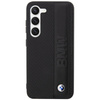 Etui BMW Leather Textured & Stripe na Samsung Galaxy S23+ - czarne