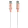 GUESS GUCCLALRGDP CABLE USB-C - USB-C 1.5M FAST CHARGING PINK/PINK EBOSSED LOGO