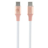 Guess GUCCLALRGDP kabel USB-C - USB-C1.5m Fast Charging różowy/pink Ebossed Logo