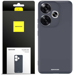 Spacecase Etui Silicone Case Poco F6 5G black