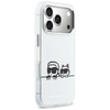 Etui Karl Lagerfeld IML Karl & Choupette Peekaboo Logo MagSafe do iPhone 17 Pro biały