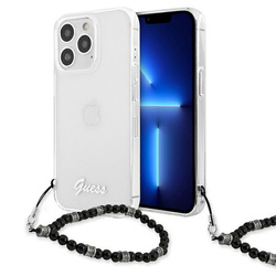 Guess GUHCP13XKPSBK iPhone 13 Pro Max6,7" Transparent hardcase Black Pearl