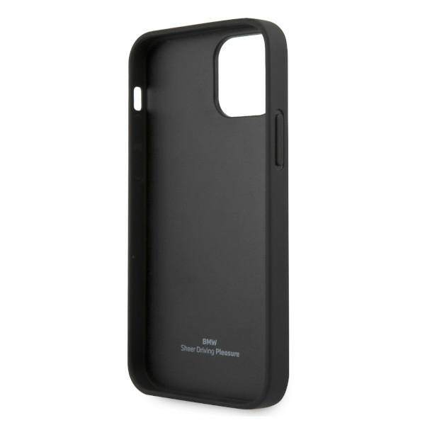Etui BMW BMHCP12MRSPPR iPhone 12/12 Pro6,1" czerwony/red hardcase Leather Curve Perforate