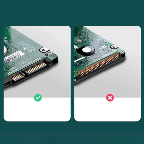 Ugreen adapter obudowa kieszeń na dysk SATA 2.5'' 6TB USB-C 3.0 czarny (US221)