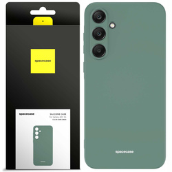 Spacecase Etui Silicone Case Galaxy A35 5G dark green