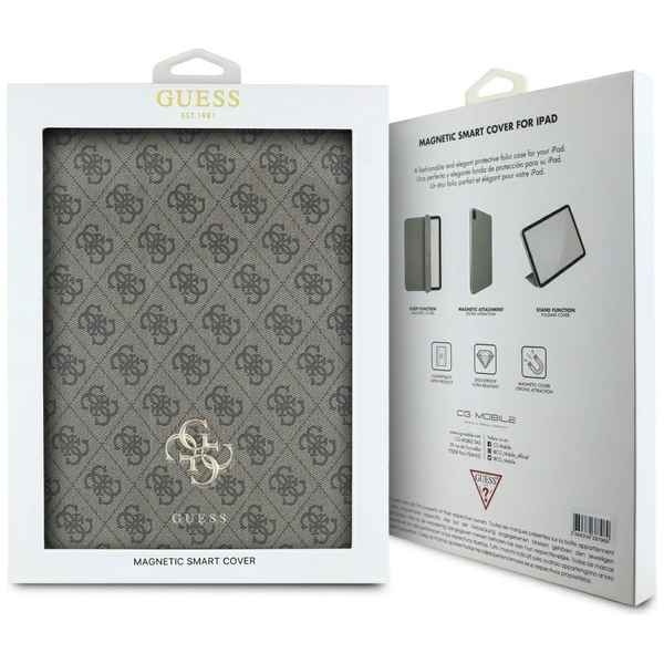 Guess GUFC13RM24PS4SGW iPad Air 13"      2024/2025 brązowy/brown Magnetic 4G Big Logo